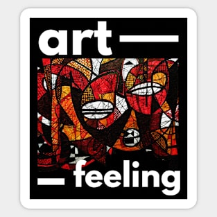 Art Feeling - Boho African Art Sticker